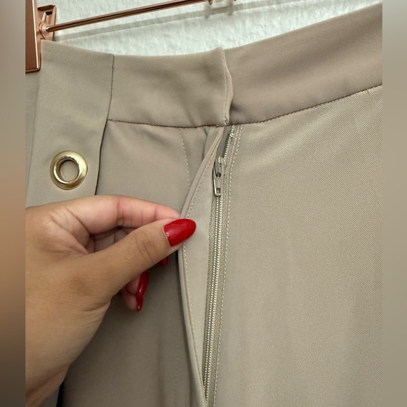 Jonathan Simkhai Sienna High-Rise Wide Pants - Picture 7 of 13